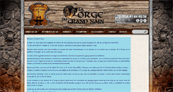 Desktop Screenshot of laforgedugrandnain.com