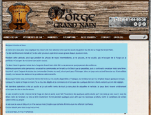 Tablet Screenshot of laforgedugrandnain.com